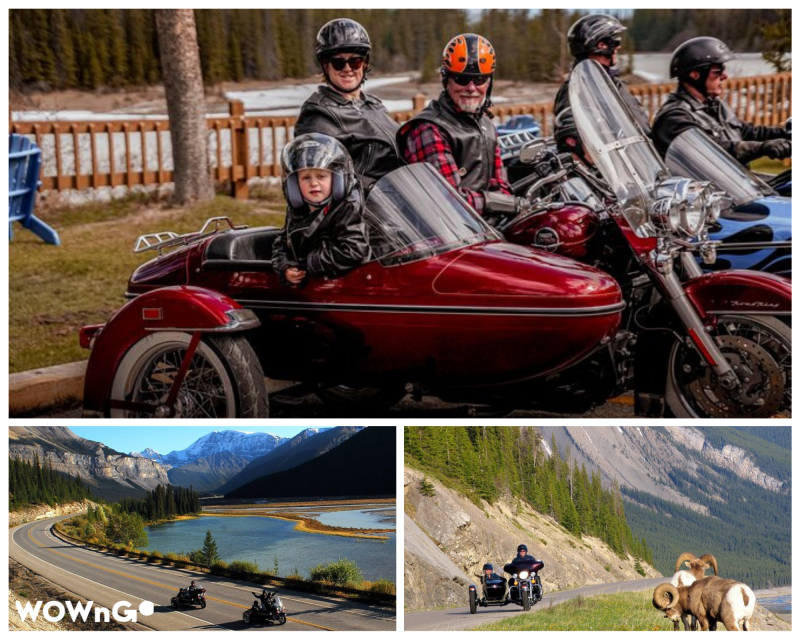 Canadian Rockies tour on a motorcycle