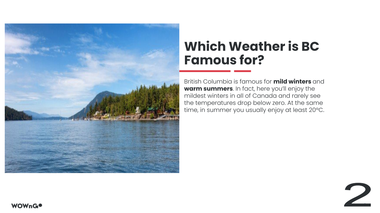 quiz on BC - weather in BC